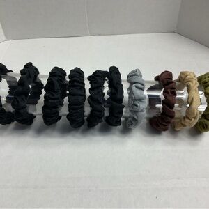 Source Unknown Multi-Color Hair Scrunchies Set